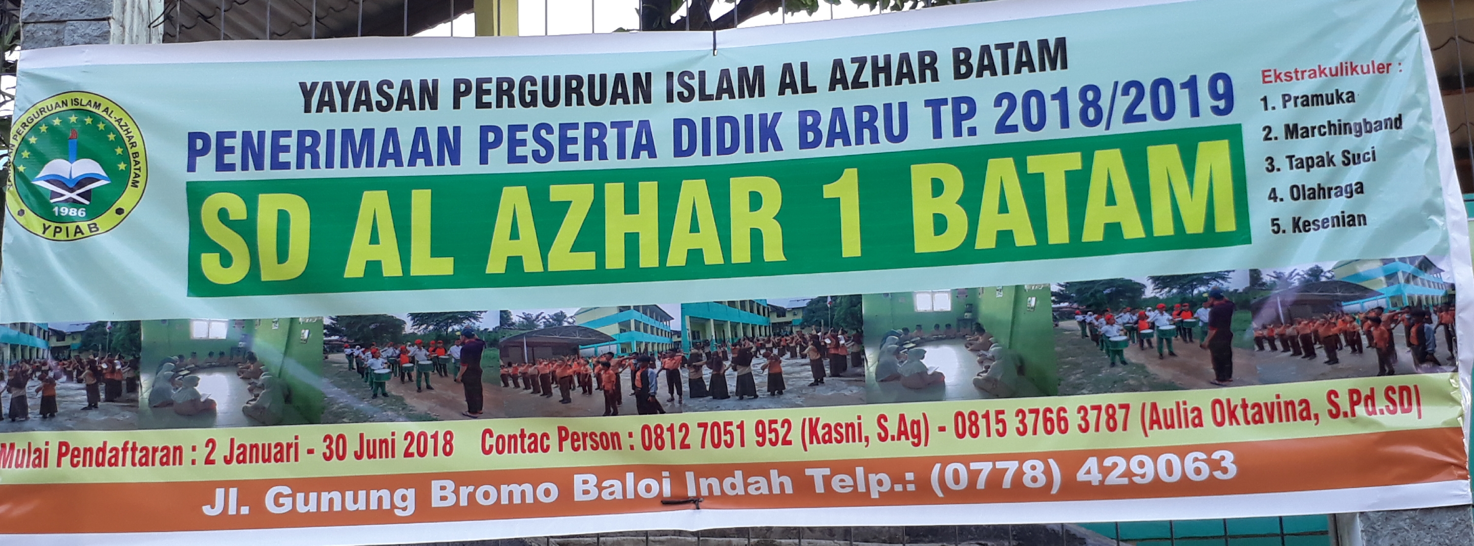 Penerimaan Siswa Baru SD 1 Al-Azhar Baloi