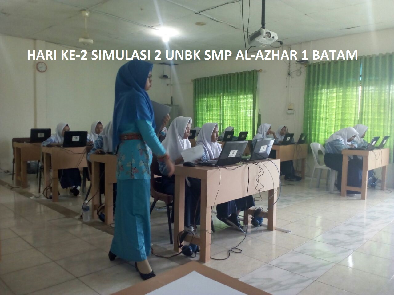 Hari Ke-2 Simulasi 2 SMP Al-Azhar Batam